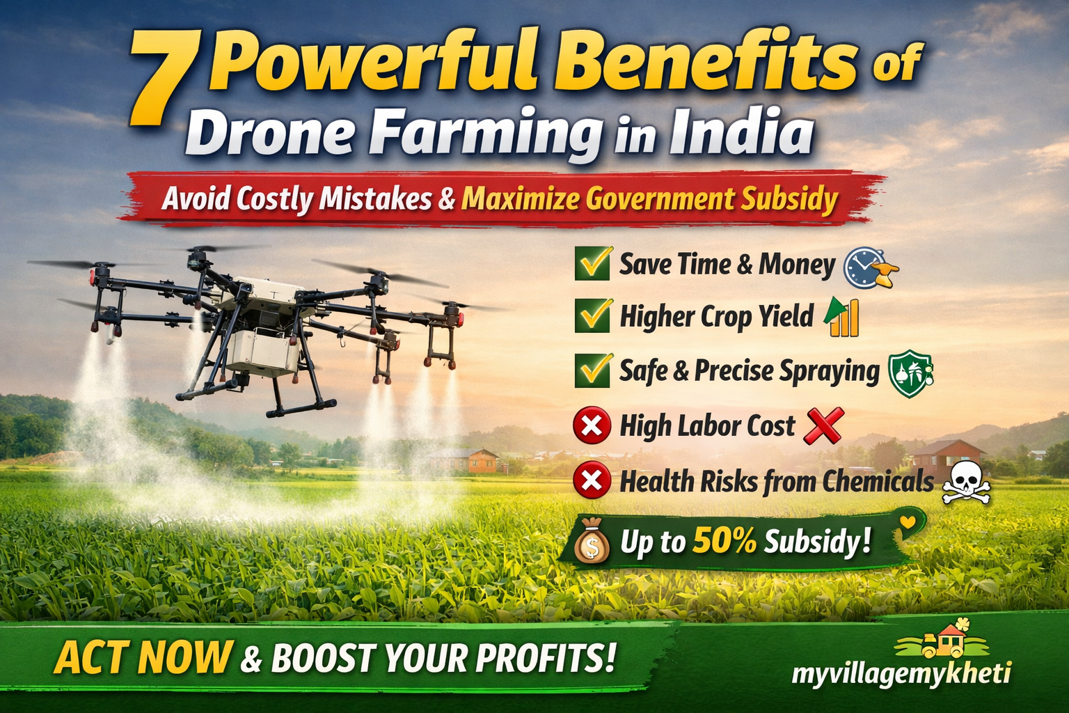 Drone Farming in India _ ड्रोन से खेती कैसे करें